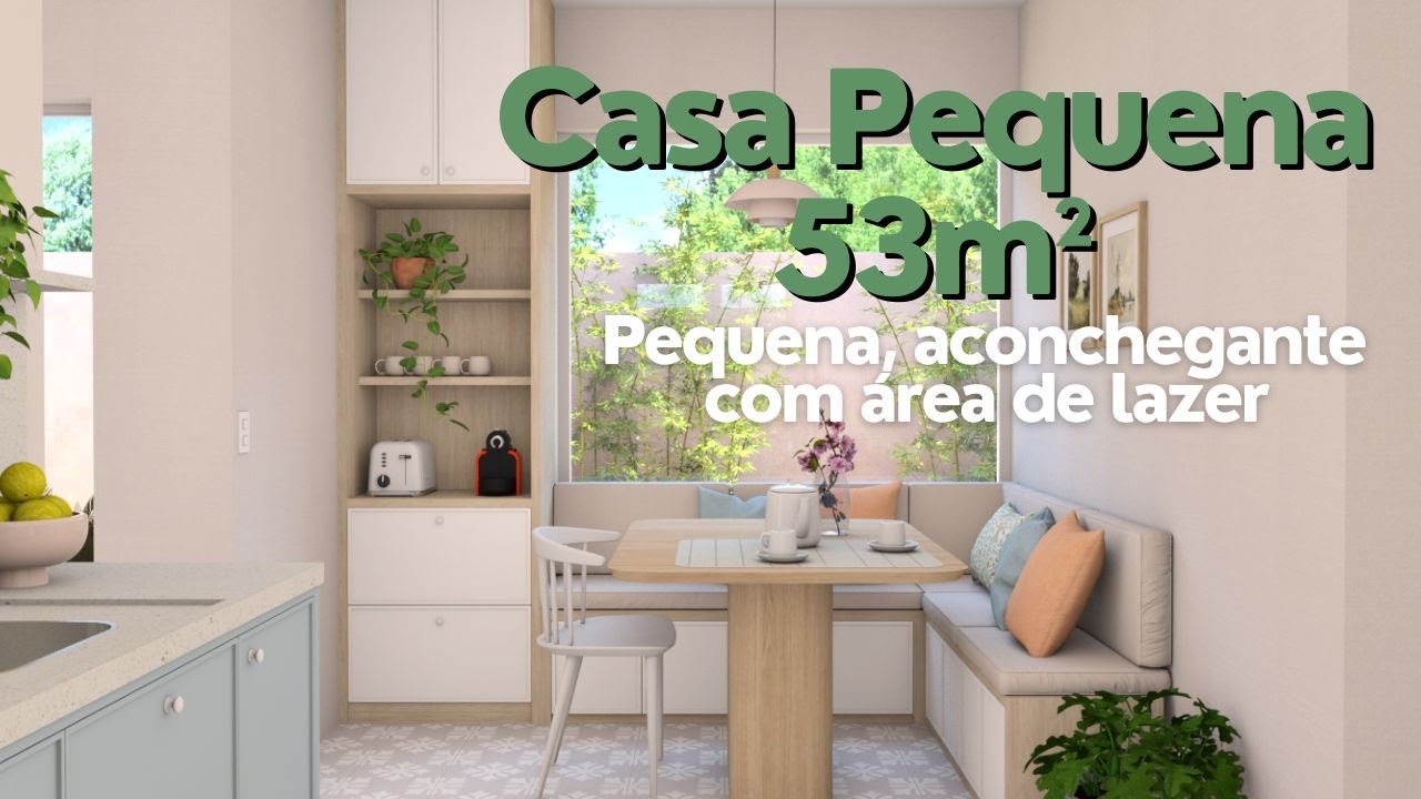 Casa Pequena e aconchegante com área de lazer