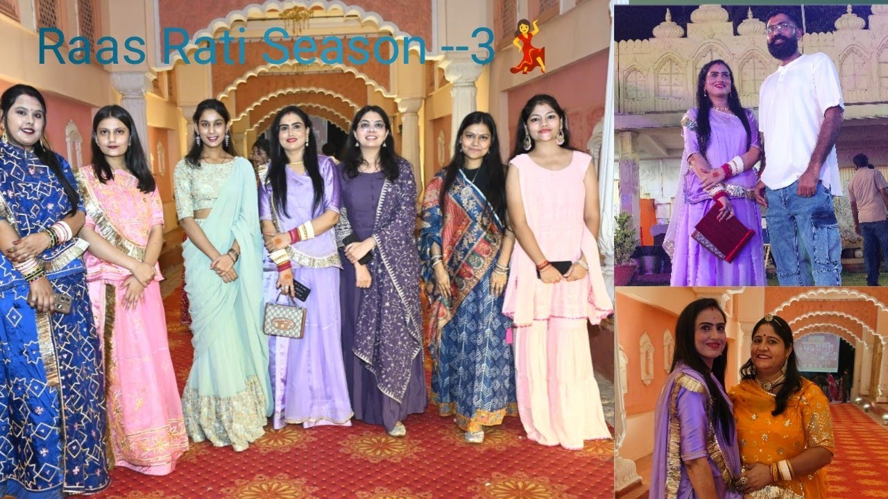 Raas Rati Dandiya Season --3 💃| daily vlog #Shiv Kunj Mahal Rajwada Vaishali Nagar Jaipur daily vlog