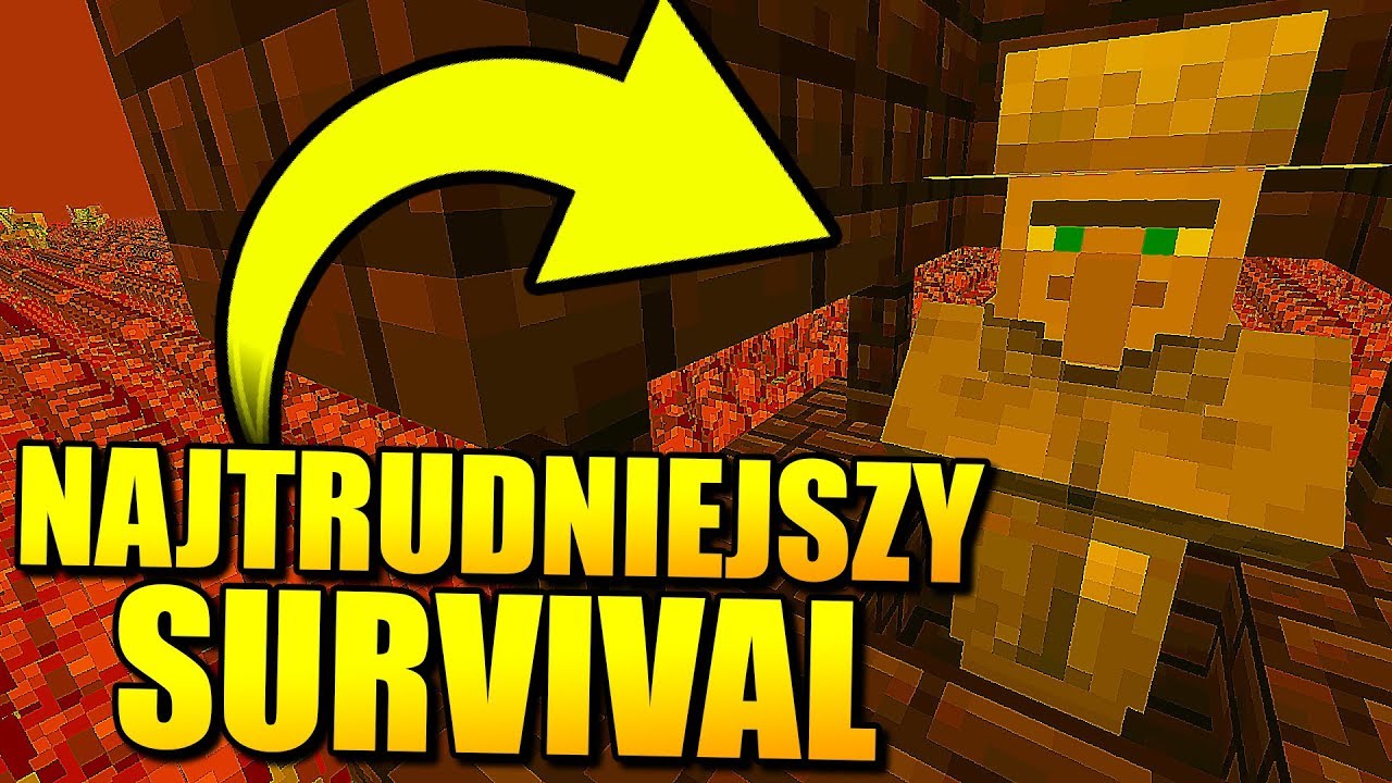 NAJTRUDNIEJSZA MAPA SURVIVAL NA ŚWIECIE (NOWY WIEŚNIAK) | MINECRAFT CHALLENGE