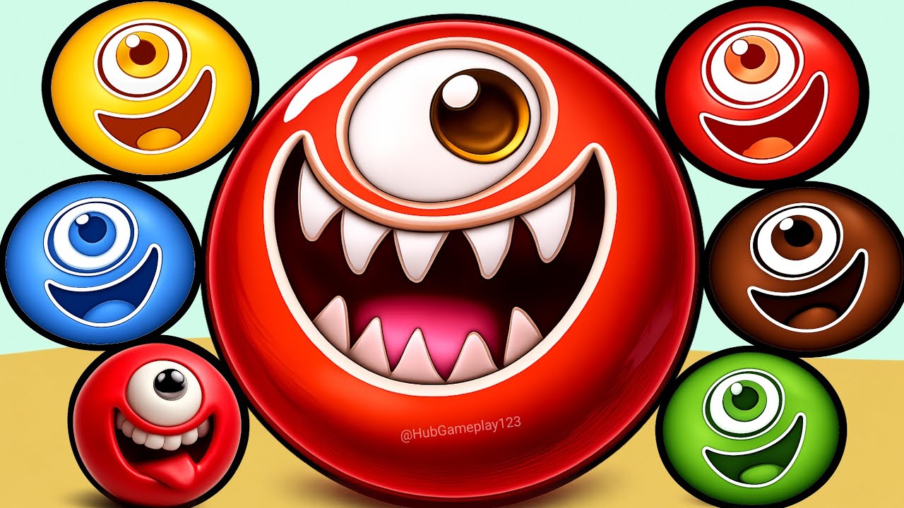 😂 Hungry Balls Gameplay Walkthrough Android, iOS Max Level part 6 #hungryballs