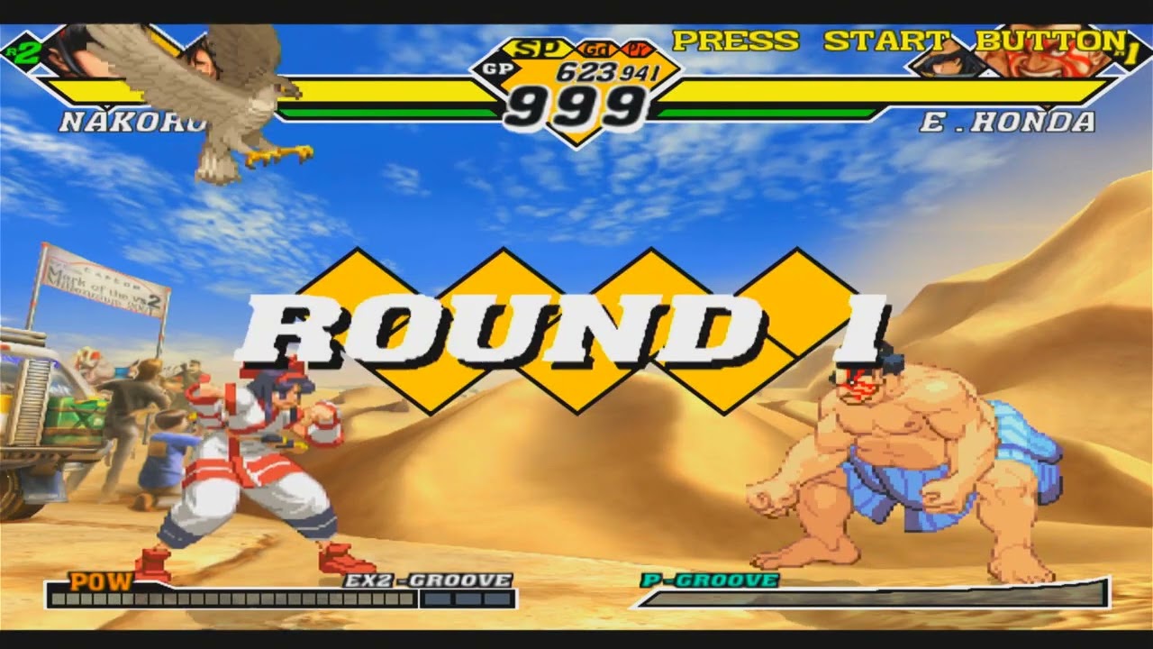 Capcom vs SNK 2 Haohmaru and Nakoruru Arcade mode