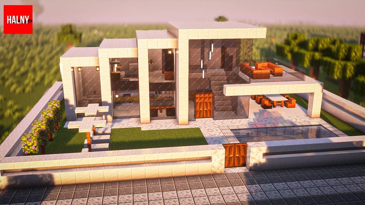 How To Make a Modern House in Minecraft