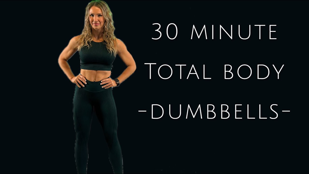 Level Up Your Fitness: Crush Your Goals with a 30 Minute Total Body-Dumbbell Workout #newyear