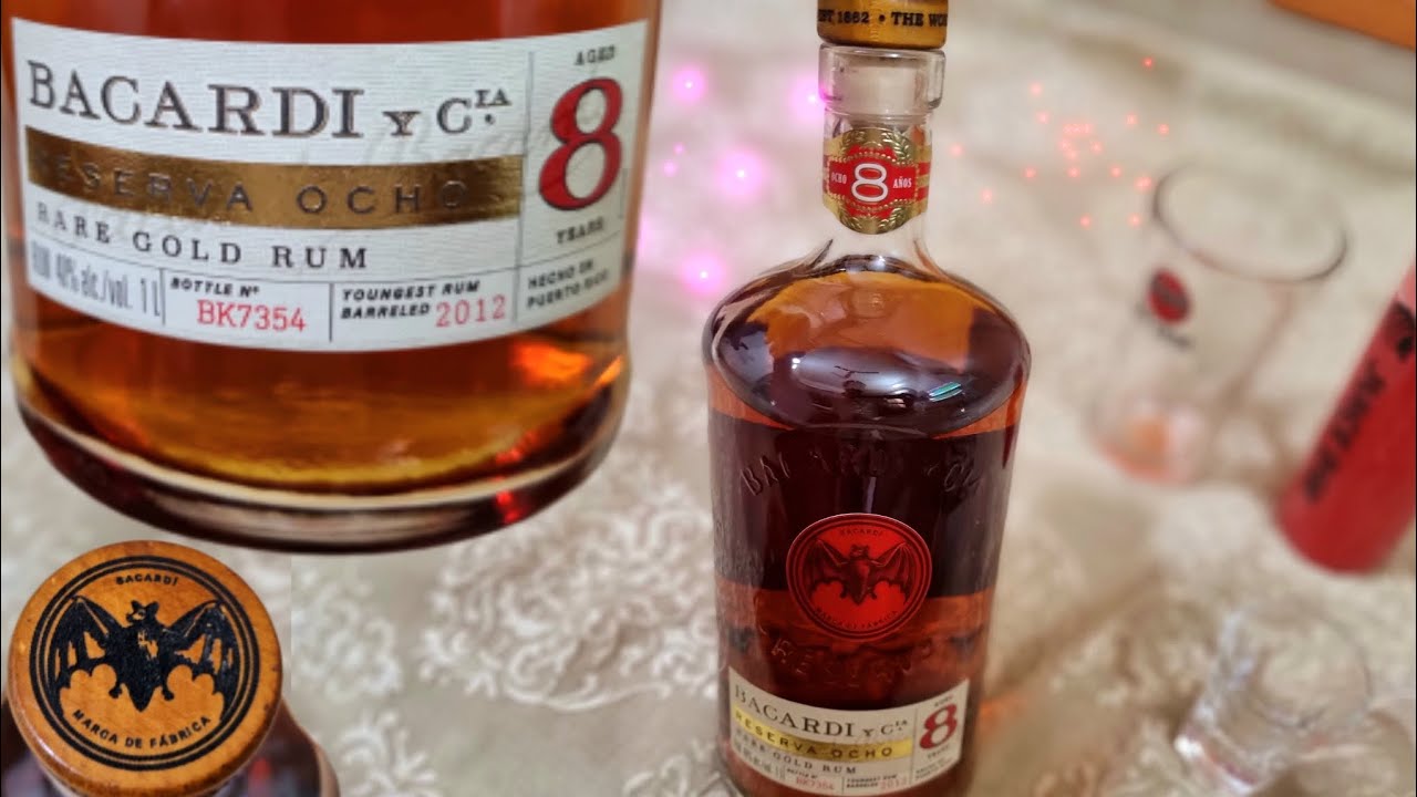 BACARDI 8 - RESERVA OCHO || Rare Gold RUM || Youngest RUM Barreled 2012🛢🫐 #bacardi