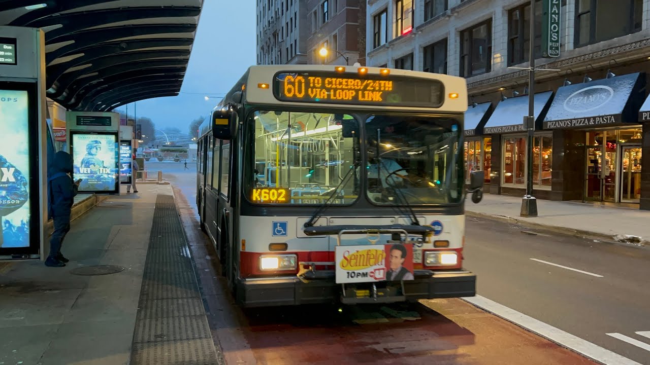 CTA Bus Ride 60 Blue Island/26th From Madison/Wabash To Ashland CTA New Flyer D40LF 2006 #1149