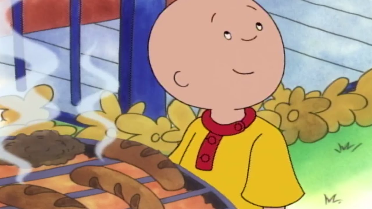 Cartoon | Caillou's barbecue party | Caillou |