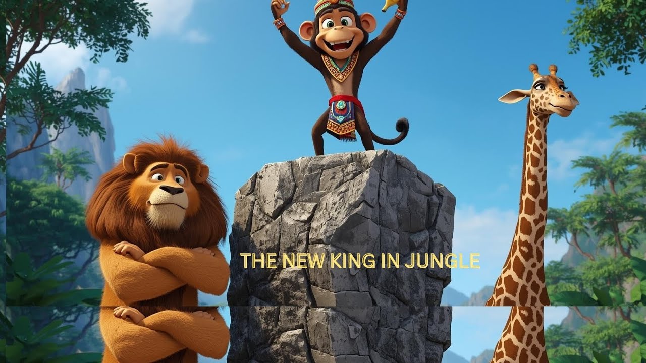 The Jungle Election 🗳️ | Monkey vs Lion vs Giraffe (Animated Short Film)