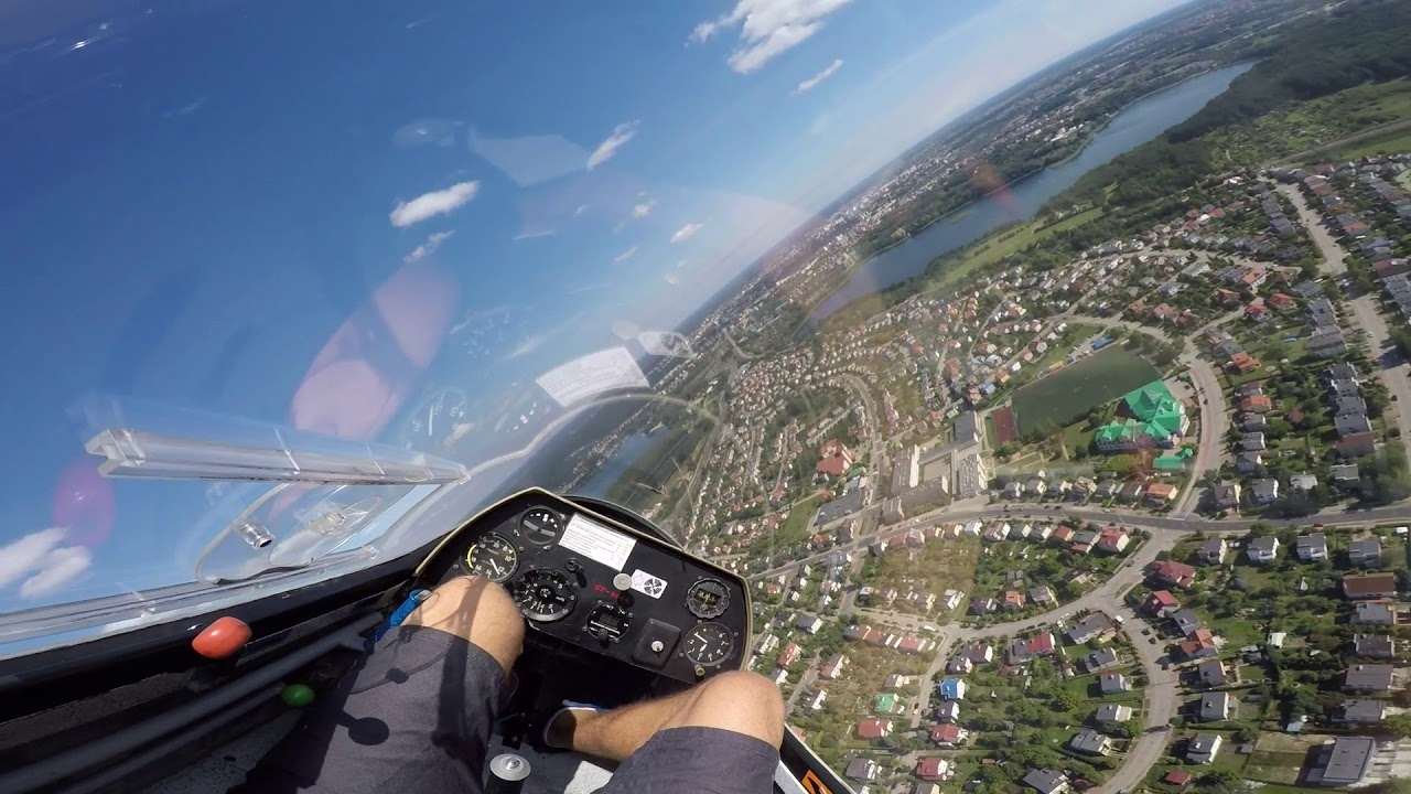 Lot szybowcem Olsztyn 2018