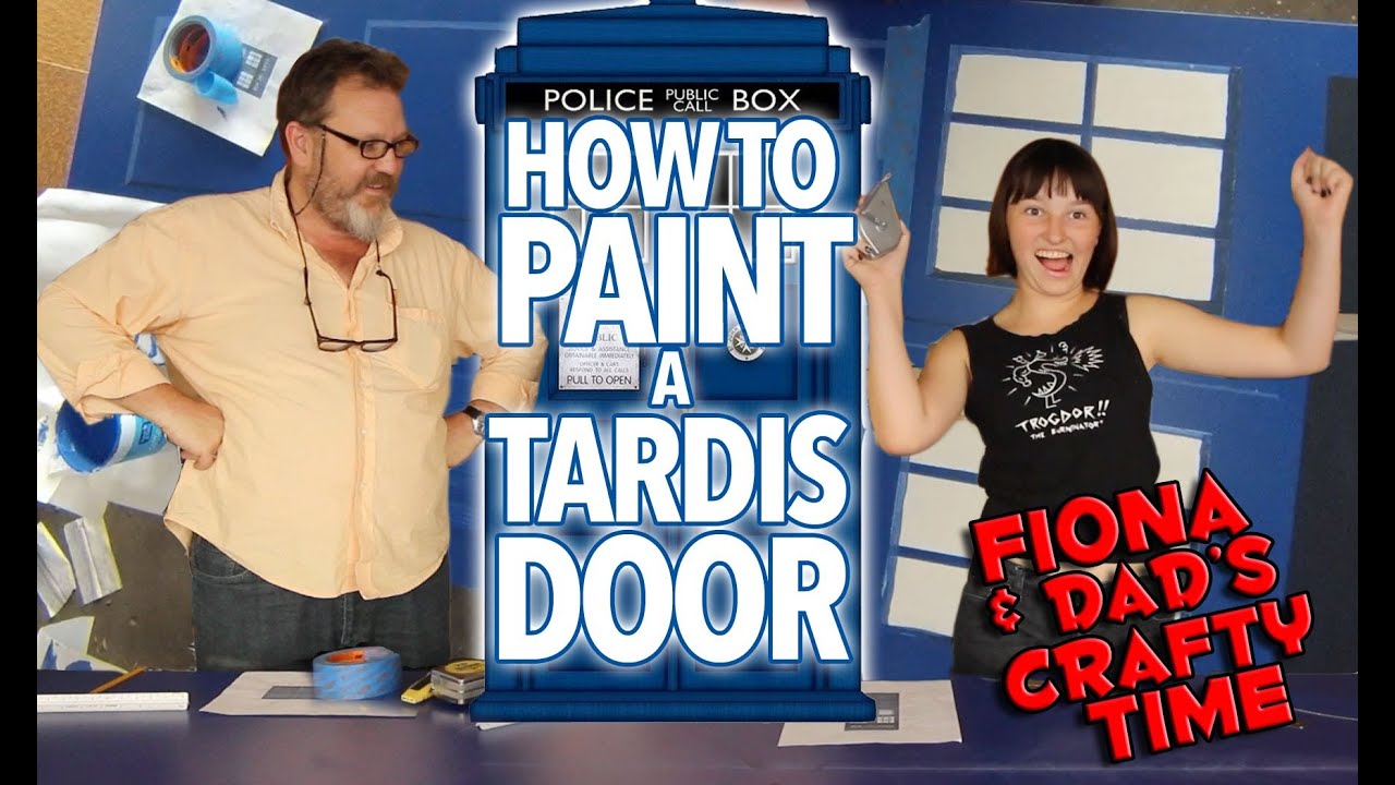 How to Paint a Tardis Door