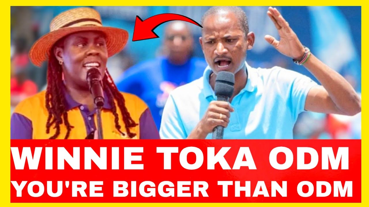 WINNIE ODINGA TOKA ODM YOU ARE BIGGER THAN ODM PARTY!!BABU OWINO SAYS 