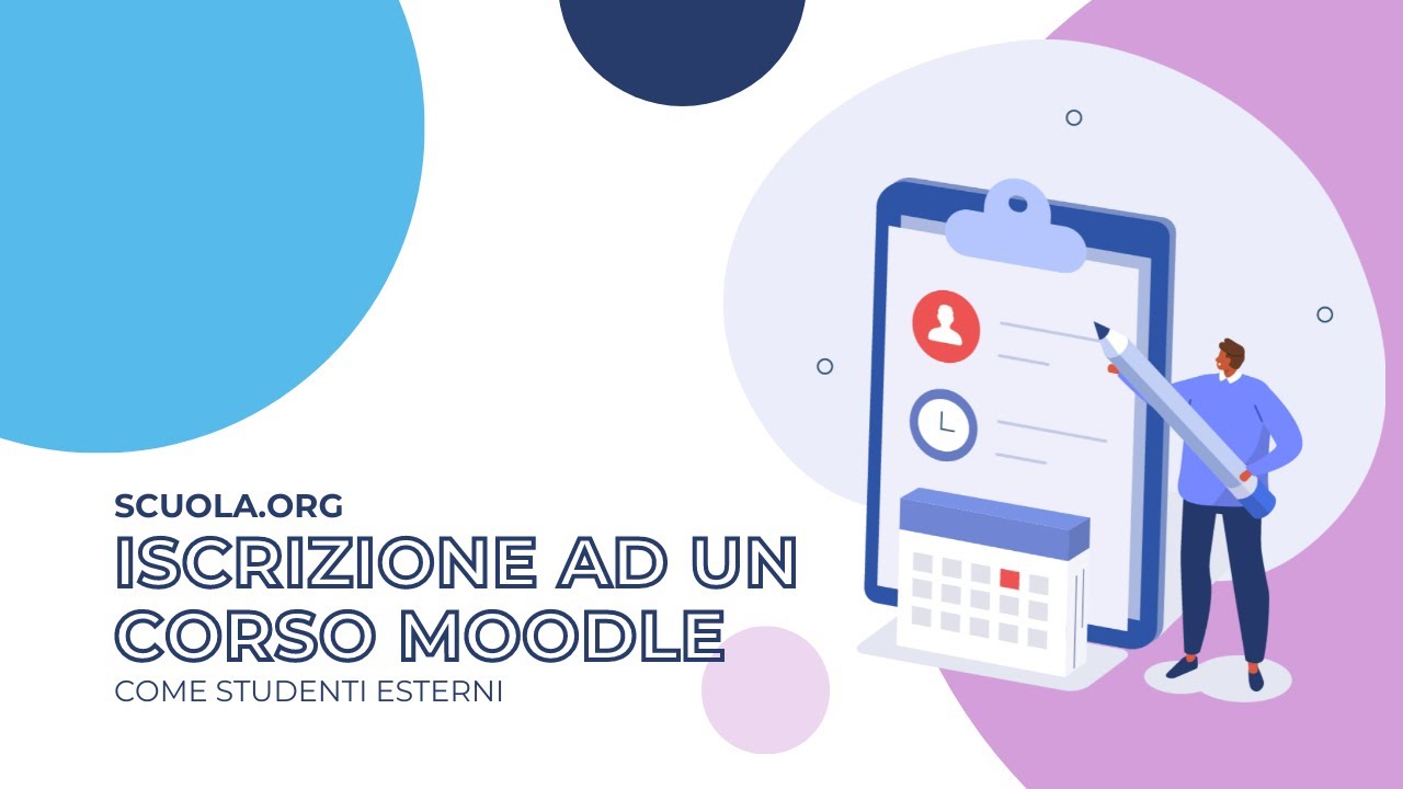 Iscrizione ad un corso Moodle come studenti esterni | scuola.org