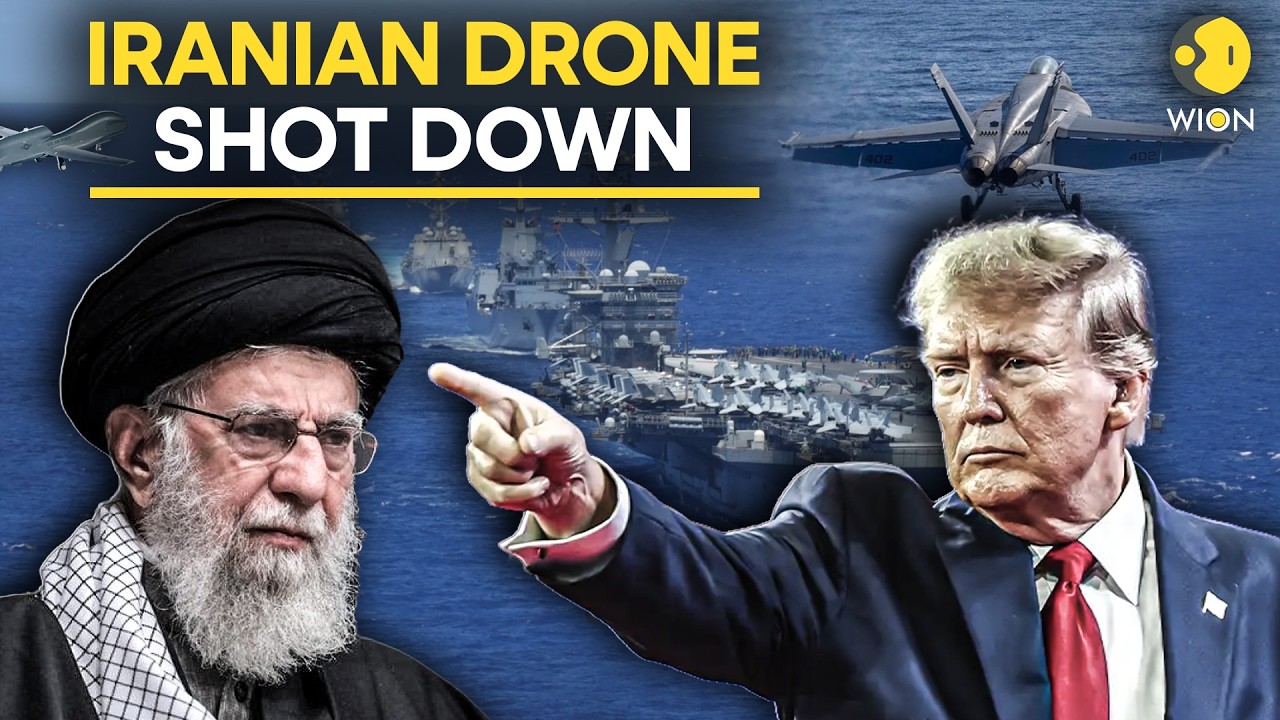US vs Iran LIVE: US Shoots Down Iranian Drone Near Aircraft Carrier, Nuclear Talks Continue! | WION