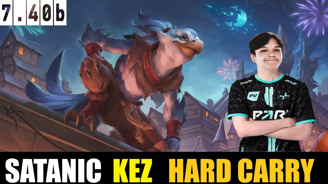 🤯 SATANIC [KEZ] CARRY 7.40b - DOTA 2 HIGHEST MMR MATCH#dota2  #dota2gameplay