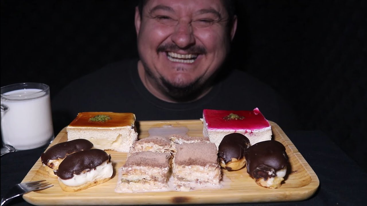 ASMR MUKBANG Soğuk Baklava Ekler