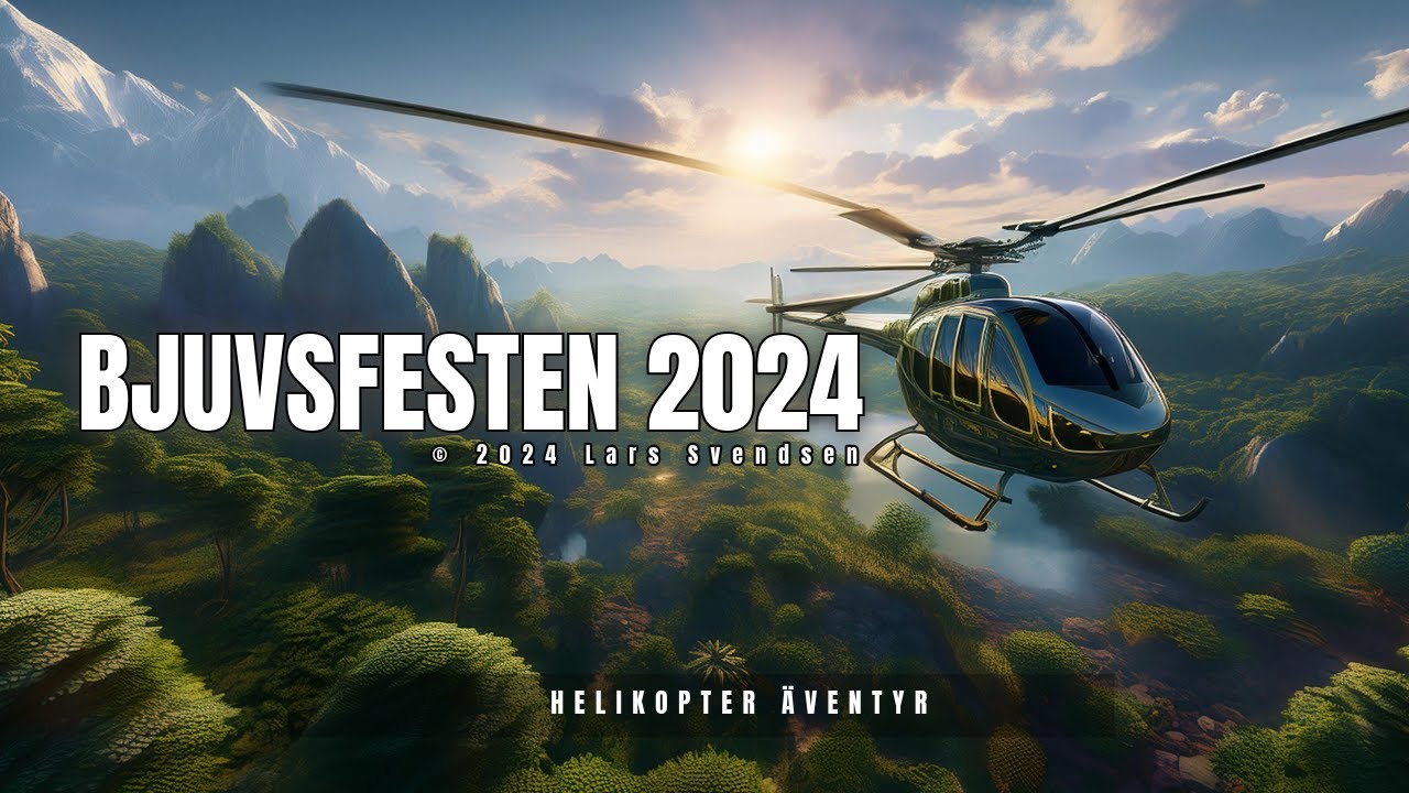 Helikopter flygning på Bjuvsfesten 2024