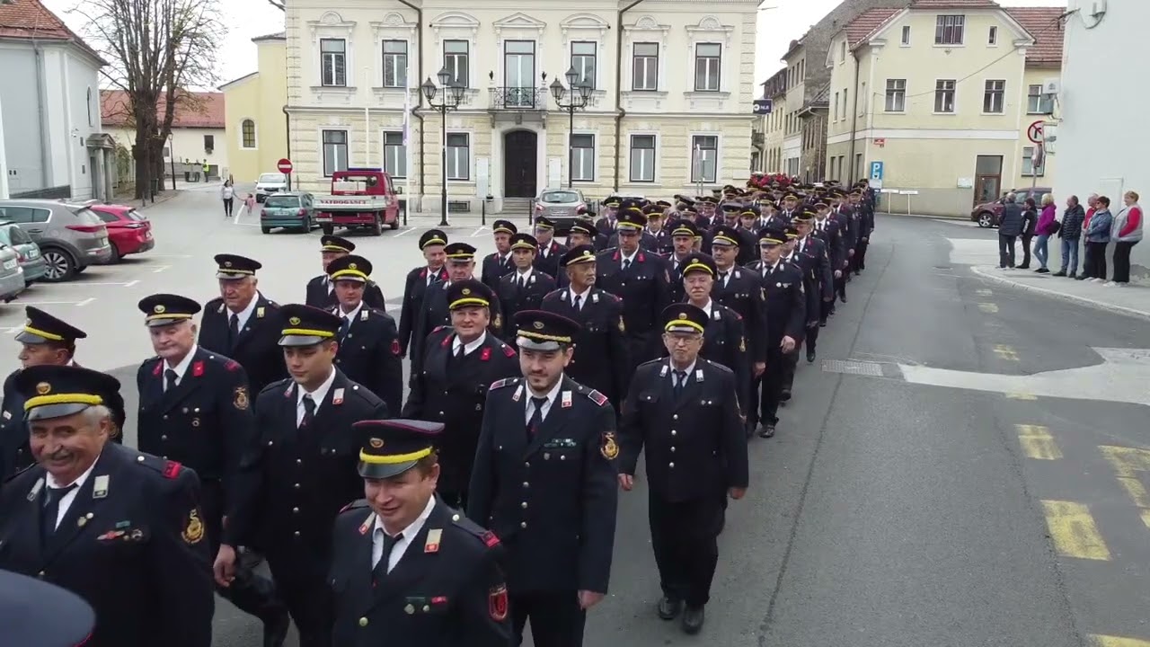 110 let GZ Črnomelj, mimohod gasilcev, Črnomelj, 15. oktober 2022