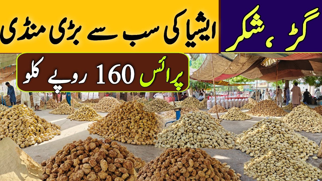 Asia’s Biggest Gurr & Shakar Market | Real Prices, Wholesale & Export Quality