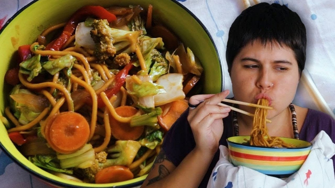 COMO FAZER YAKISOBA VEGETARIANO Delicioso!