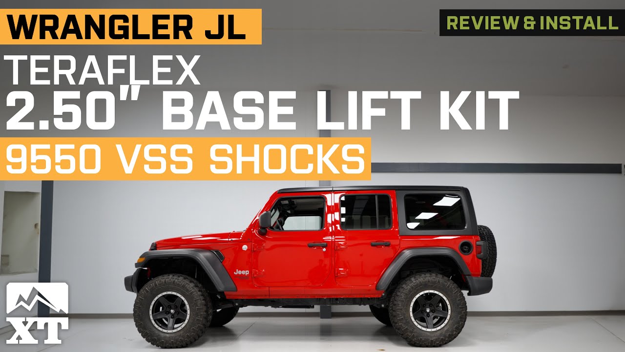 Jeep Wrangler JL Teraflex 2.50-Inch Coil Spring Base Suspension Lift Kit Review & Install