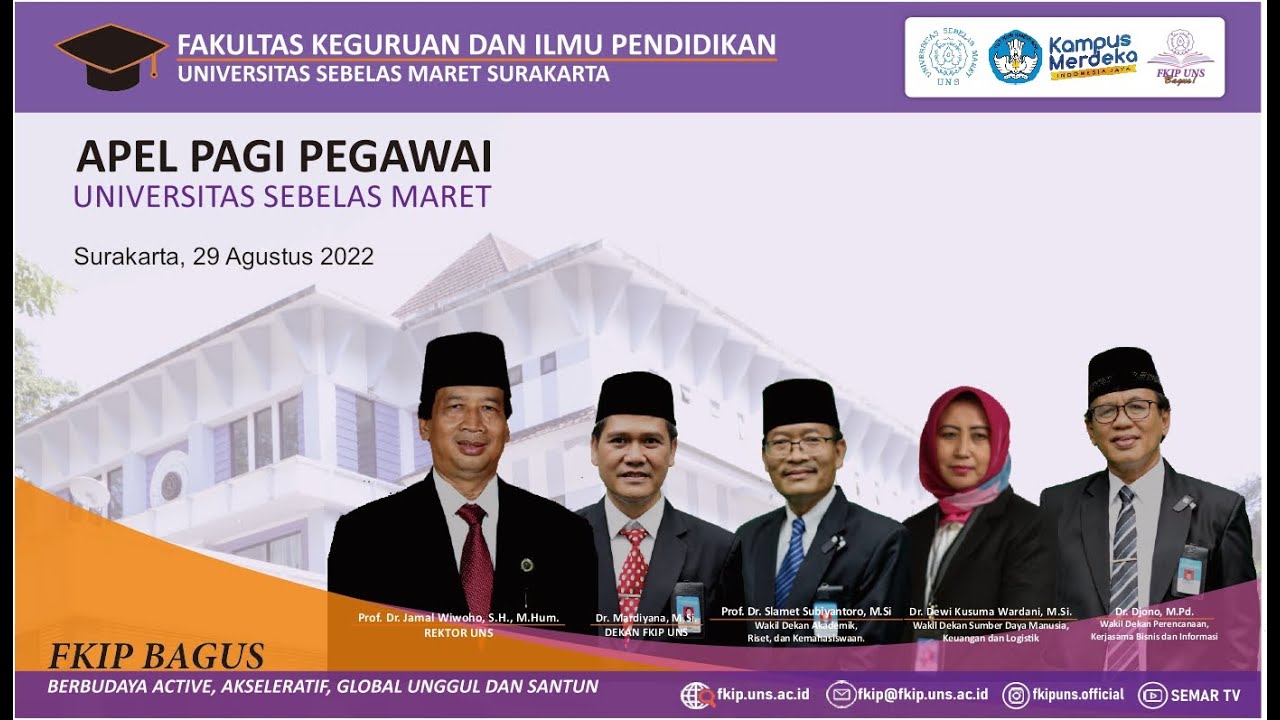 Apel Pagi Pegawai Universitas Sebelas Maret
