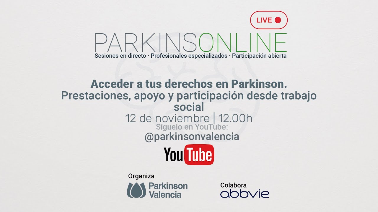 Acceder a tus derechos en Parkinson: Prestaciones, apoyo y participación desde trabajo social