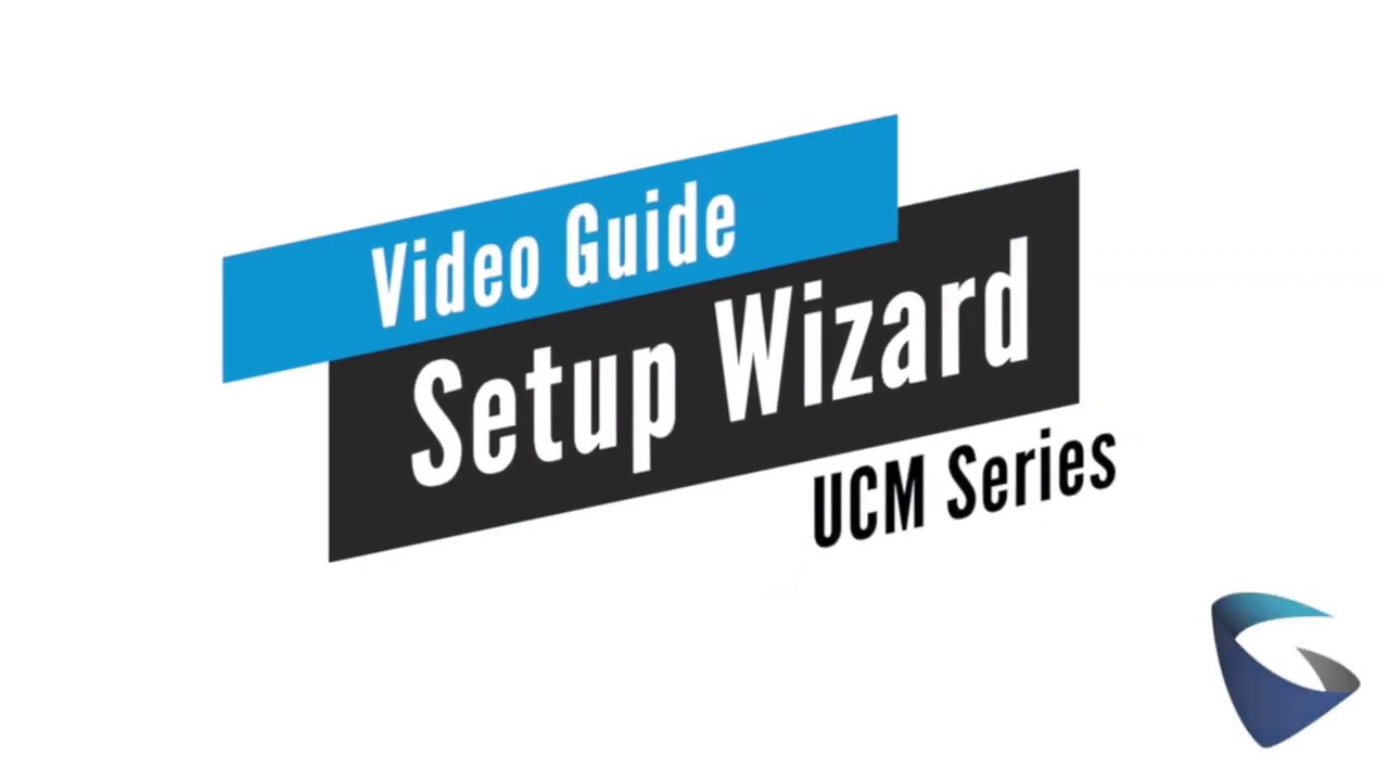 Grandstream Video Guides - UCM: Setup Wizard