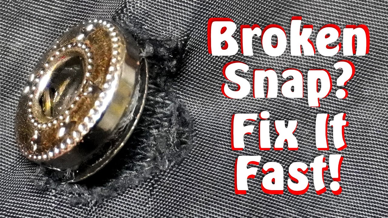 How to Fix a Broken Snap on Your Jacket – Quick & Easy!