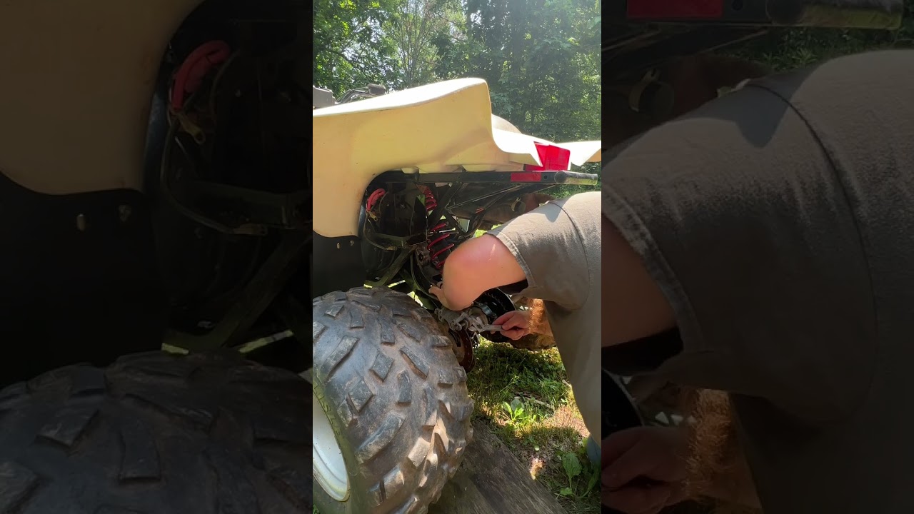 Polaris trailblazer 250 two-stroke ￼rear end disassembly ￼