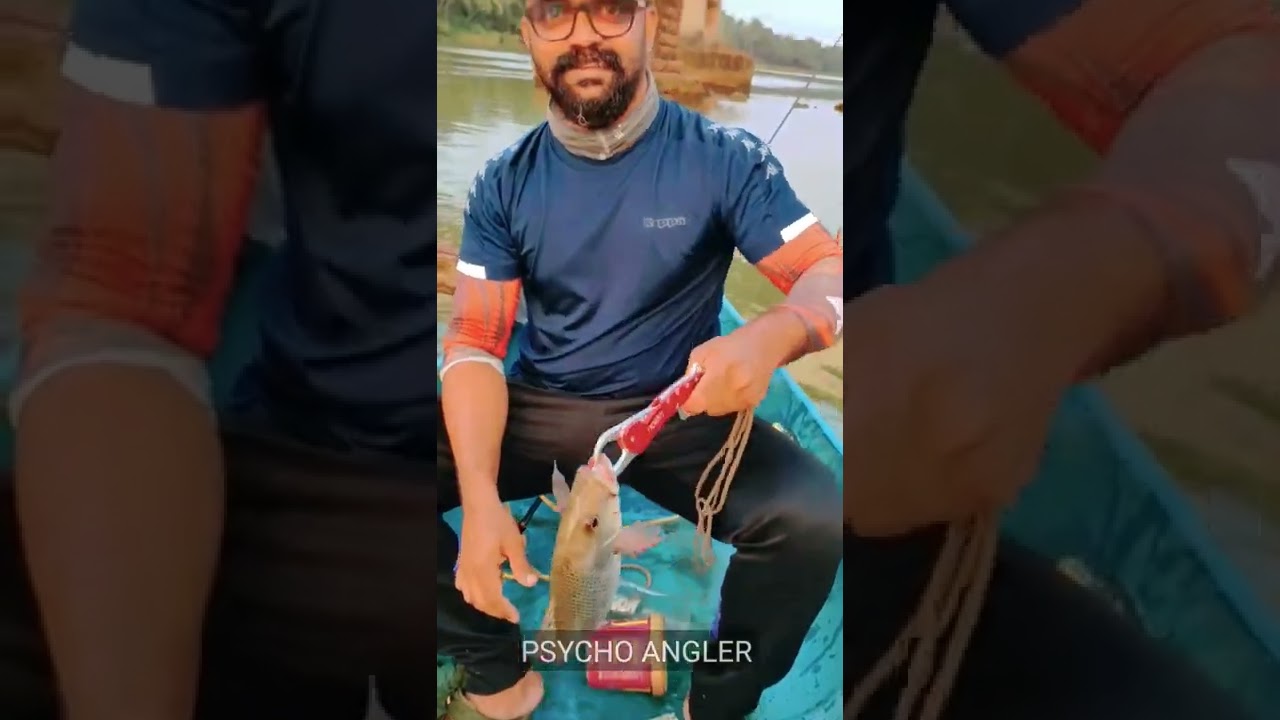 മീൻ പിടിക്കാൻ 🎣 തോണിയിൽ പോയപ്പോൾ #shorts #youtubeshorts #psycho #angler #fishing #river