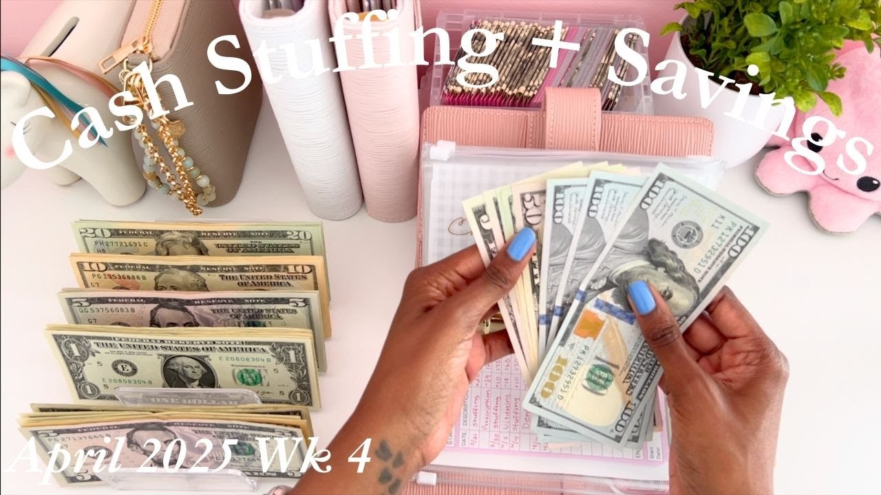 $465 | Cash Envelope Stuffing | April 2025 | Single Mom