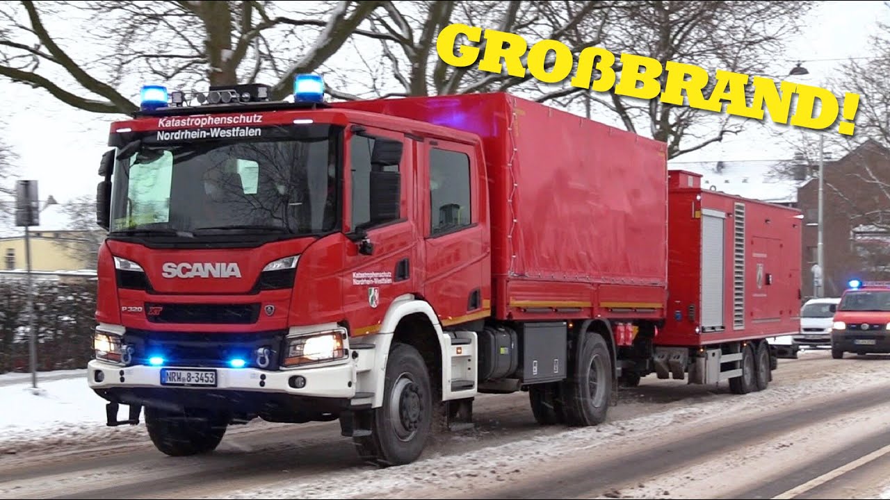 [GROßBRAND in MÜLHEIM] Einsatzfahrten aus zahlreichen Städten - Teil 2