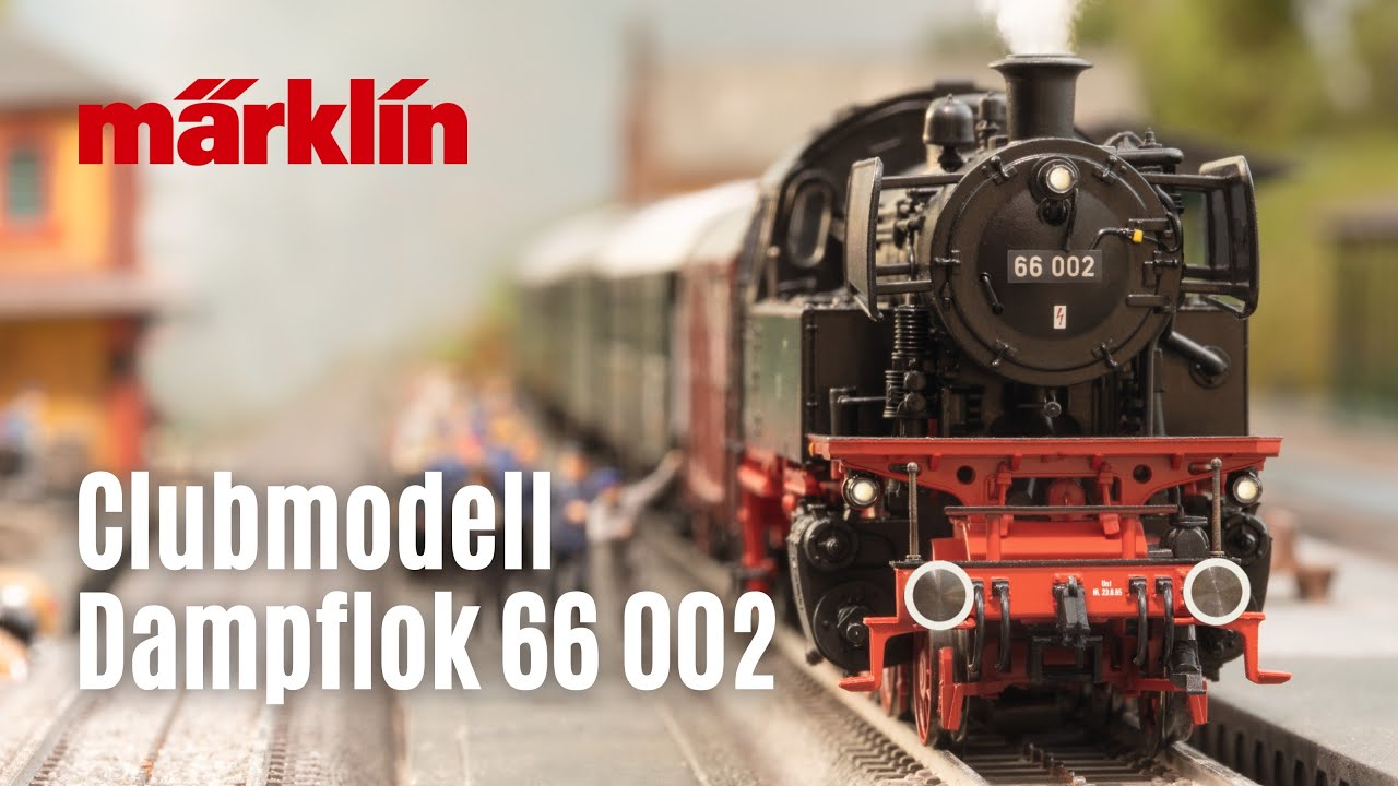 Dampflok 66 002 | Neues Clubmodell als Neukonstruktion mit Pufferspeicher