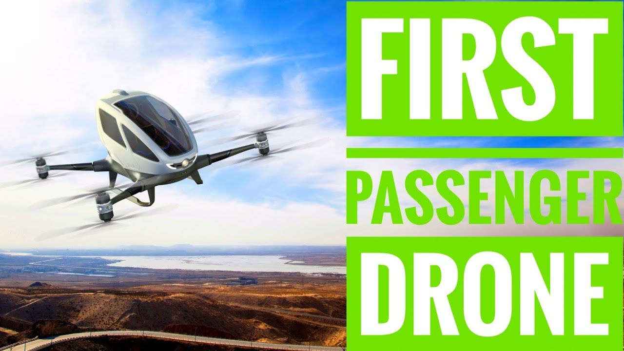 Meet Worlds First Passenger Drone ! [ EHANG 184 ]