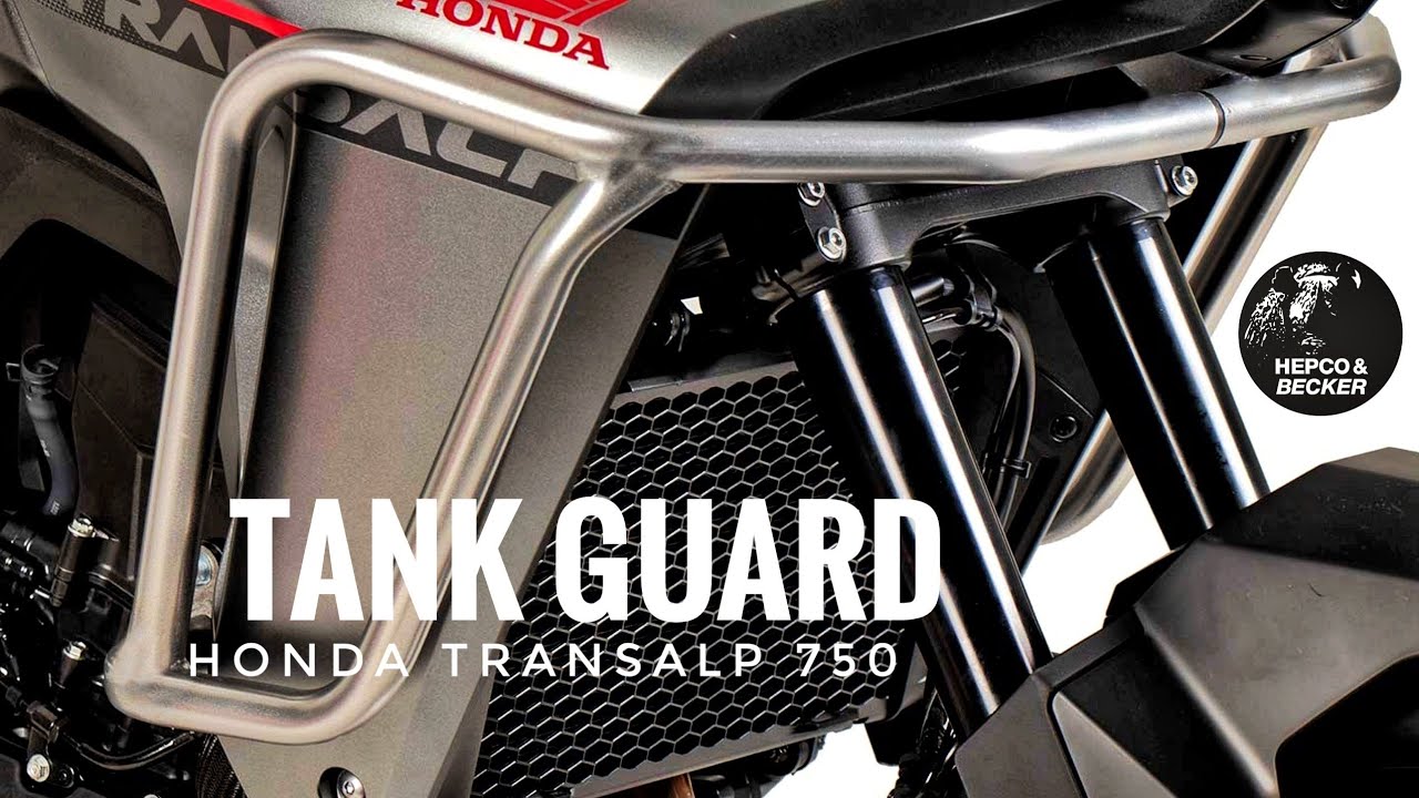 HEPCO&BECKER TANKGUARD SILVER FOR HONDA XL 750 TRANSALP - Install Tutorial