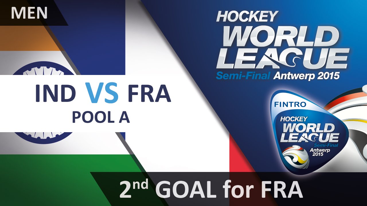 Martin Brisac scores with a quick shot on the turn IND 2-2 FRA