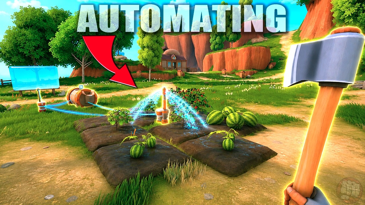 Farm Automation in This AMAZING New Survival Game...