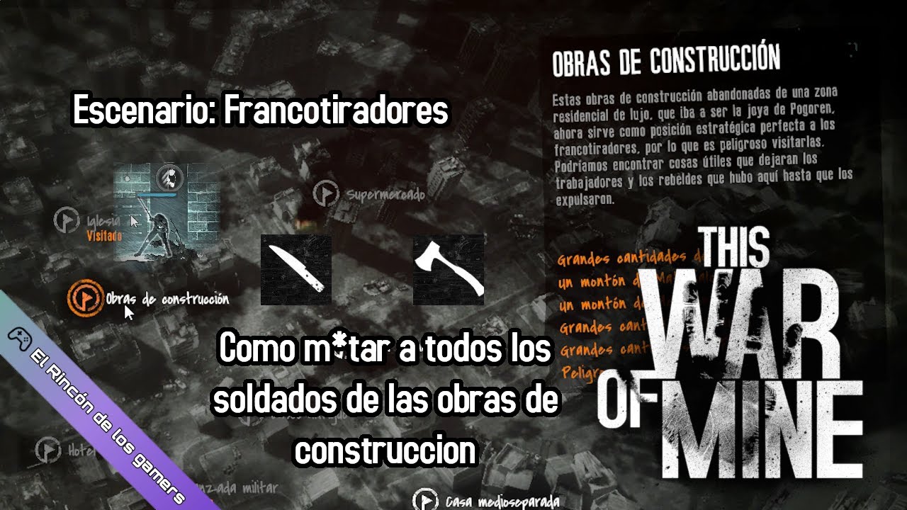 Como m*tar a los soldados en las obras de construcción II This War of Mine