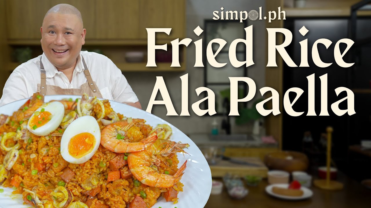 Easy Fried Rice Ala Paella | Chef Tatung's Leftover Rice Recipe