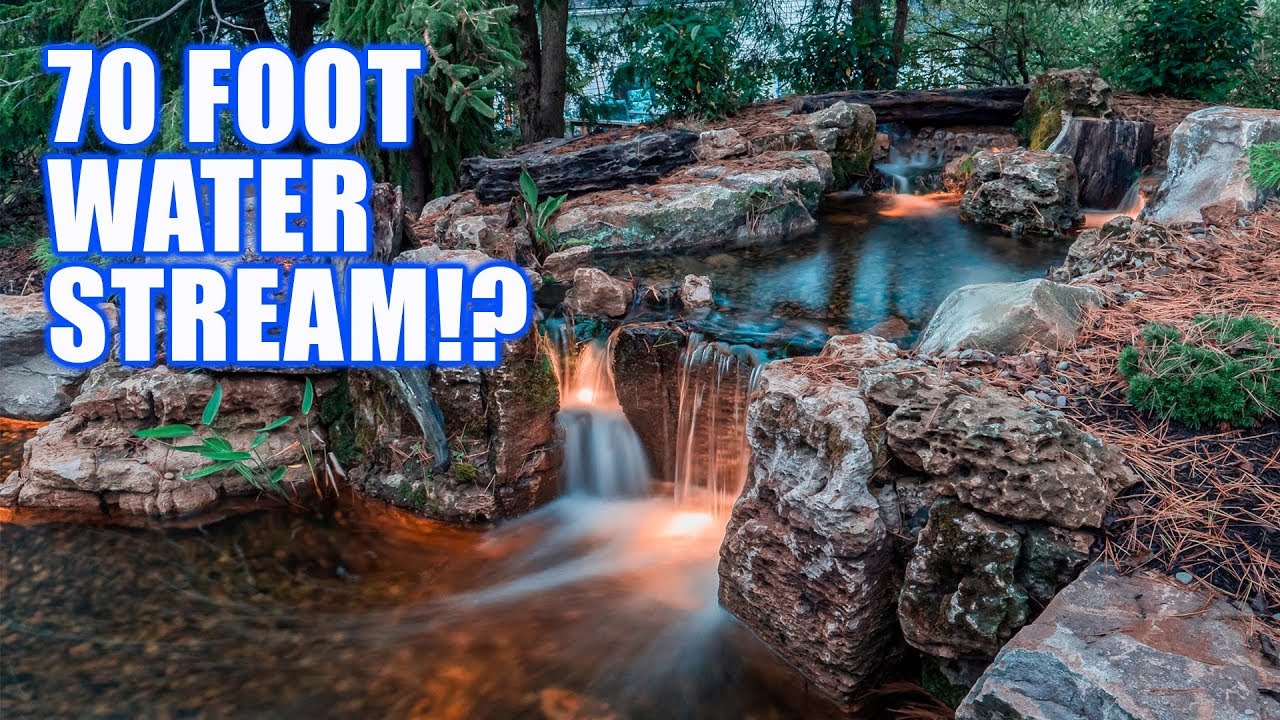 EPIC 70-FOOT MAN-MADE WATERFALL: Greg Wittstock, The Pond Guy