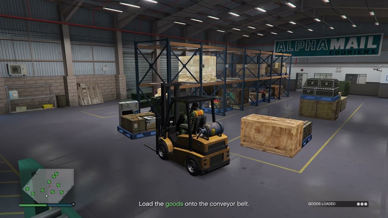 GTA V Forklift work