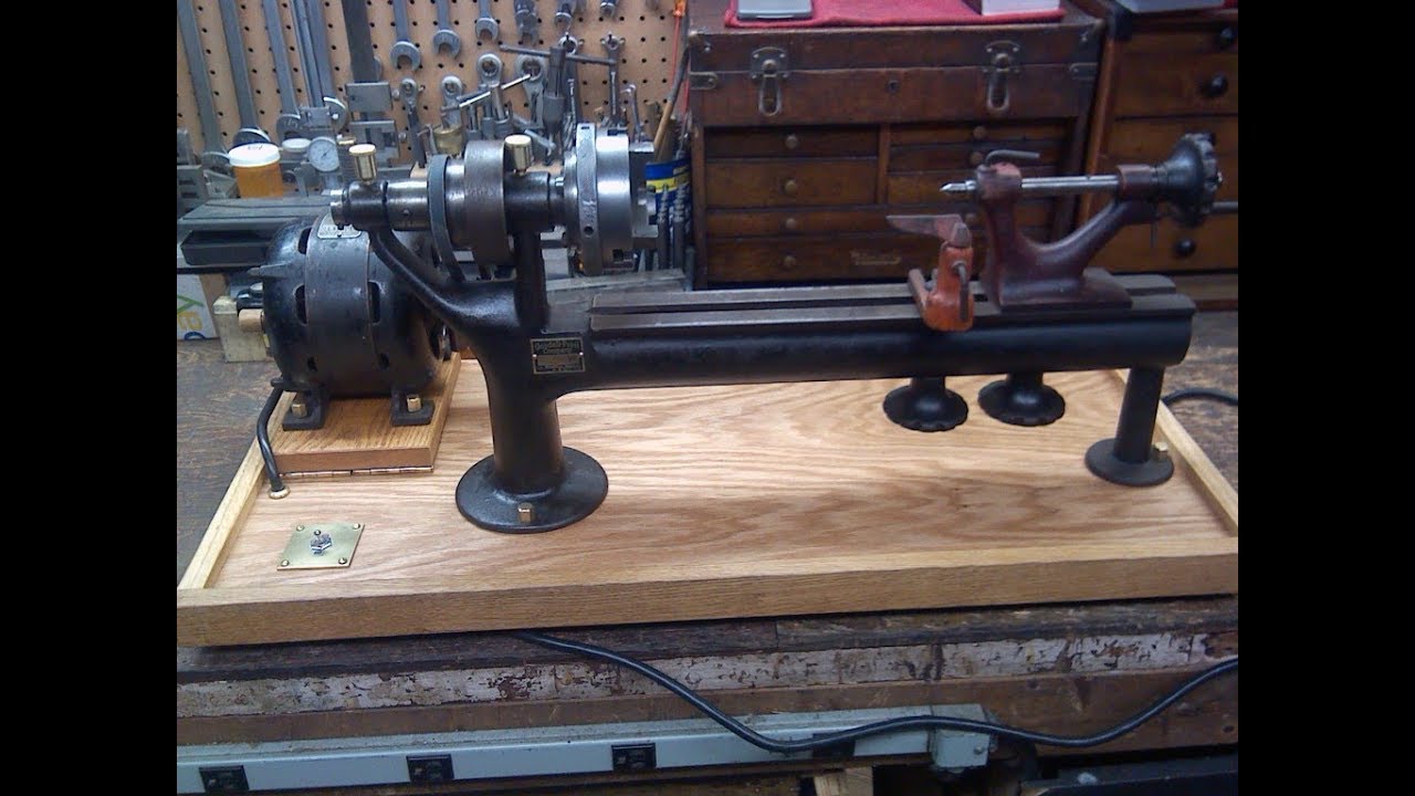 1888 Goodell  Pratt Lathe Restoration movie