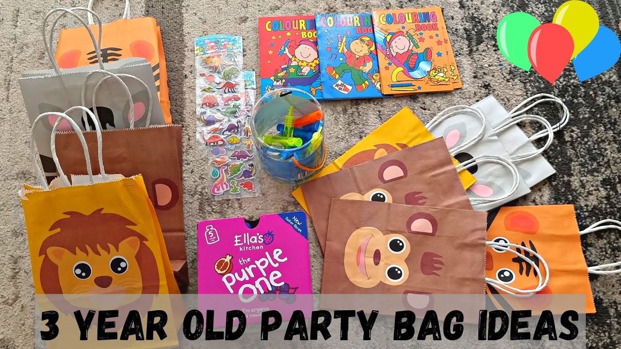 PLANNING A 3rd BIRTHDAY PARTY? CHECK OUT THESE AFFORDABLE PARTY BAG IDEAS