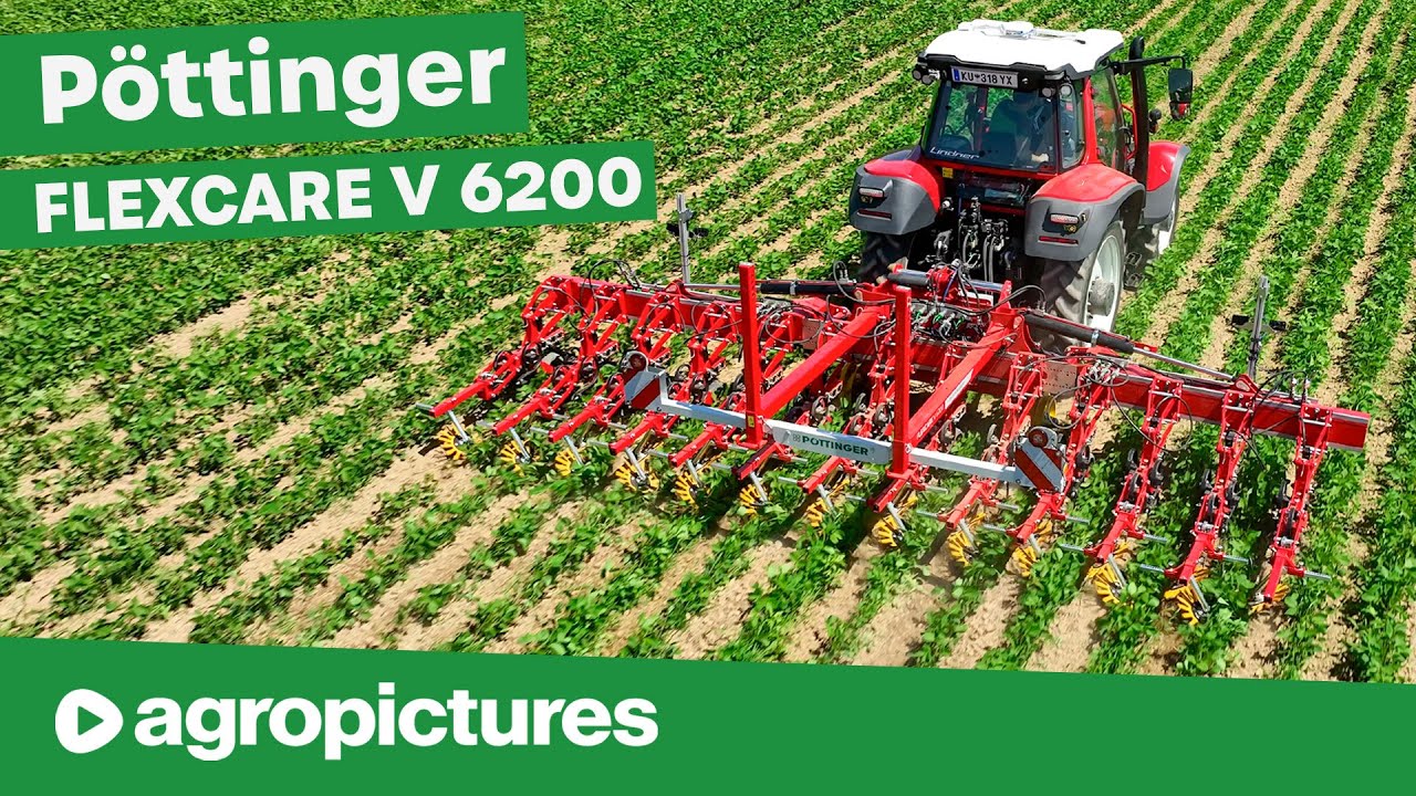 Pöttinger Flexcare V 6200 im Technik Check | Mechanische Unkrautbekämpfung mit neuem Hackgerät
