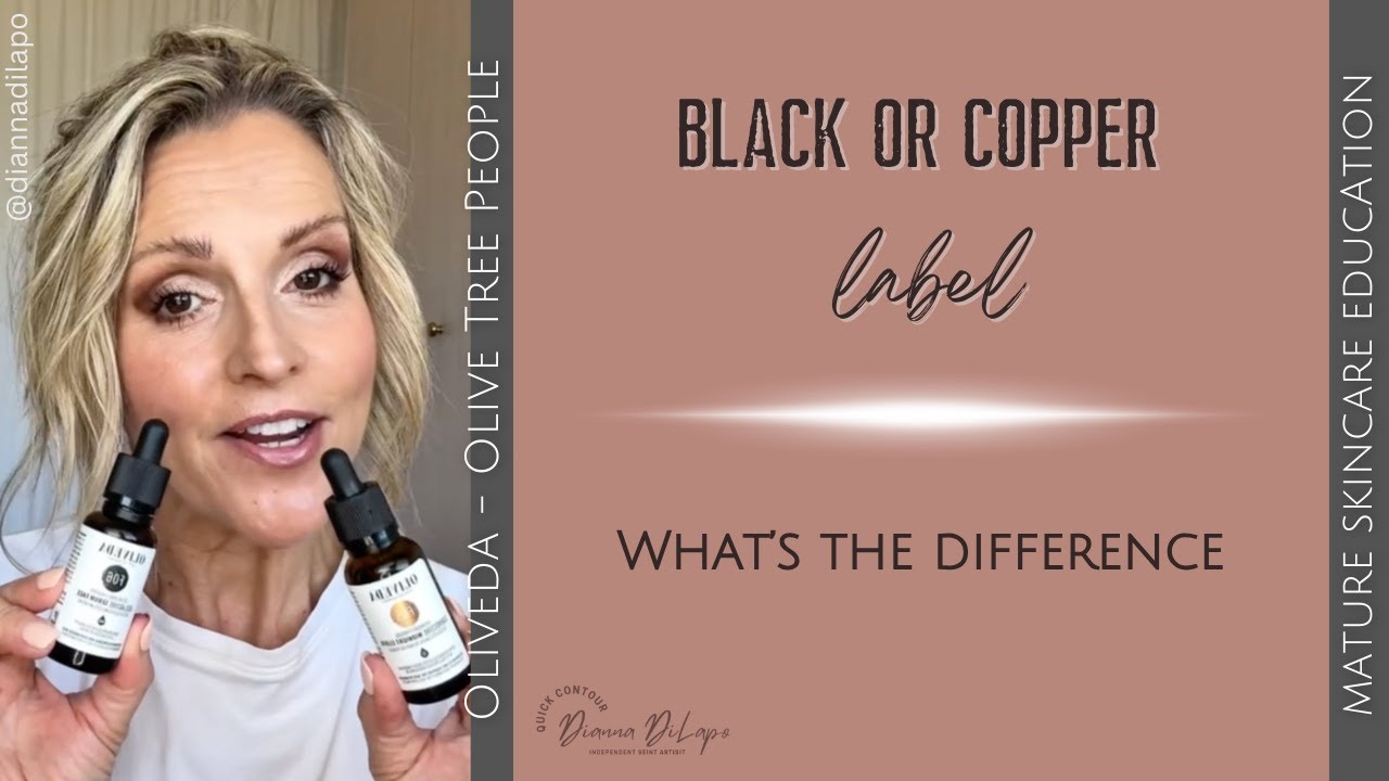 Oliveda Black or Copper Label