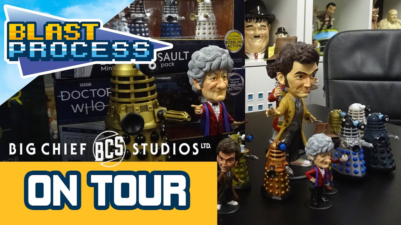 Big Chief Studios Visit Pt 3 of 3 |  Doctor Who BOBBLE BUDDIES - Dalek Assault and Dalek Invasion