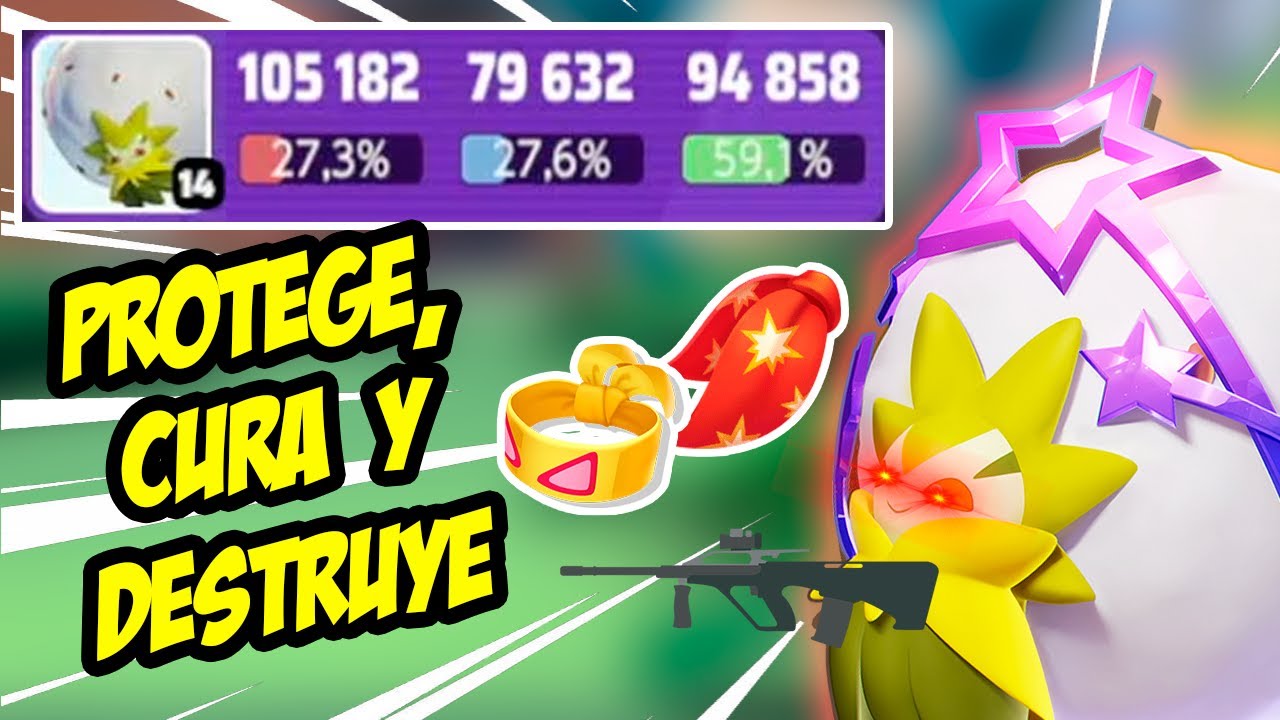ELDEGOSS DPS ES EL SOPORTE REY DEL JUEGO 🔥 Guía Eldegoss, build, medallas y gameplay | Pokemon Unite