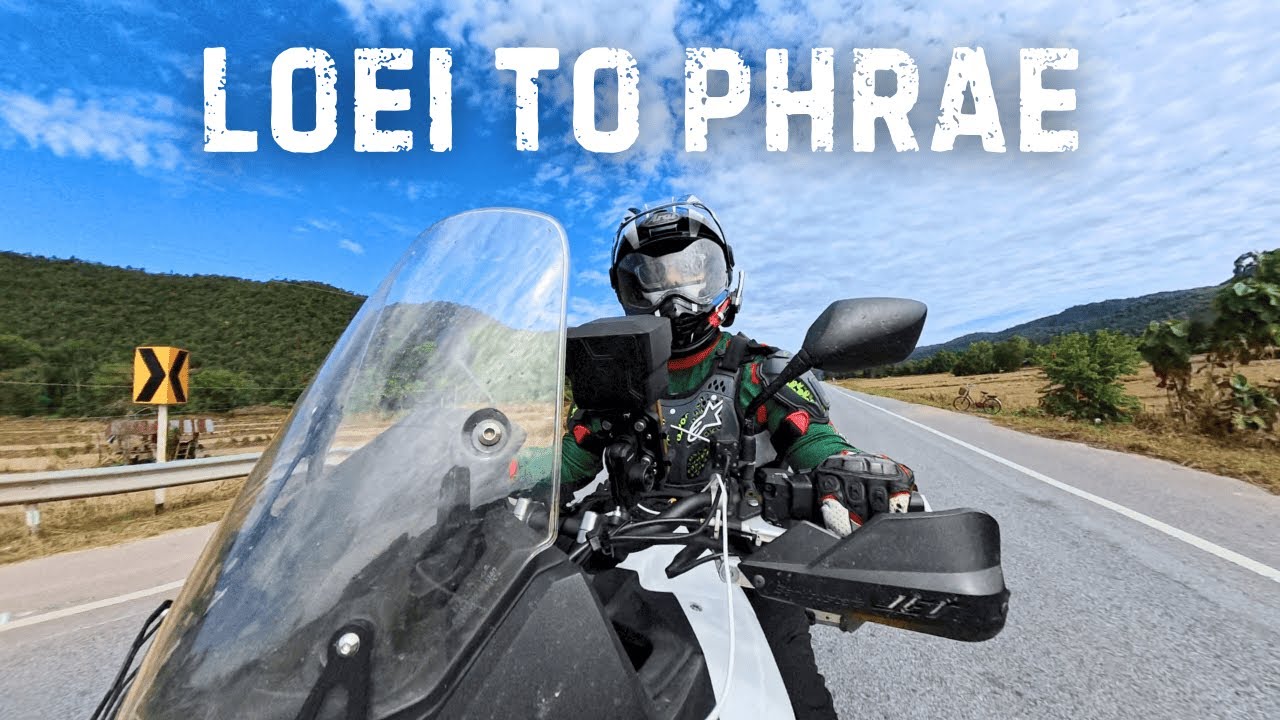 No Traffic, Just Mountains. Riding from Na Haeo to Phrae (Part 1)
