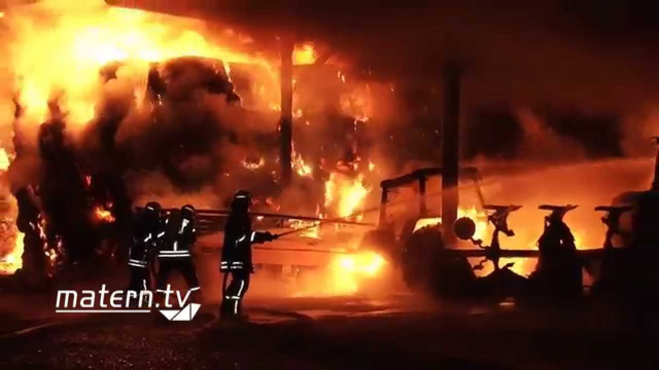Hoher Schaden bei Scheunenbrand in Lorsch