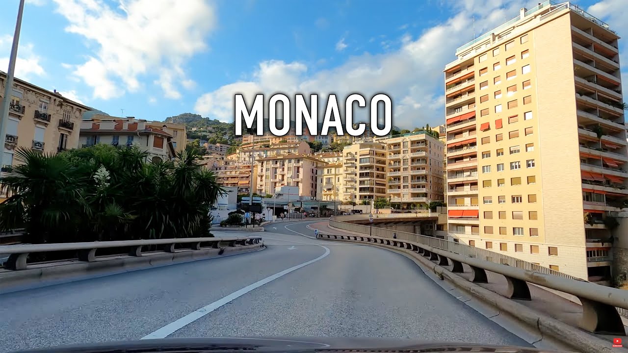 Monaco Sunset Drive in 4K