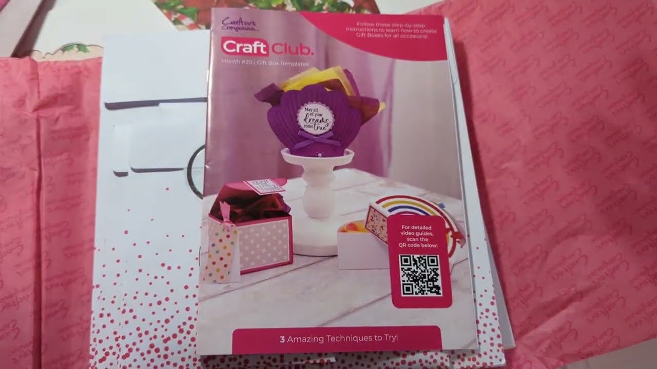 Crafter's Companion's Craft Club #20 Making the Shell box